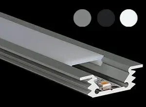 LED Deckenprofi ultra flach nur 7mm Einbautiefe