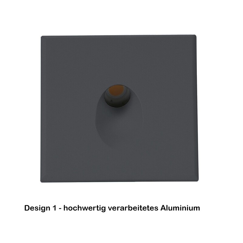 LED Wandleuchte 24V, 3000 Kelvin, schwarz, Varianten, IP44