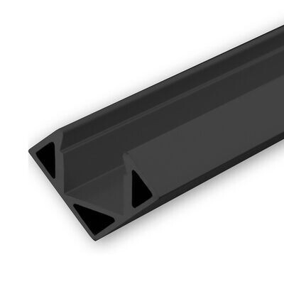 LED Eckprofil schwarz Corner11 Länge 200cm