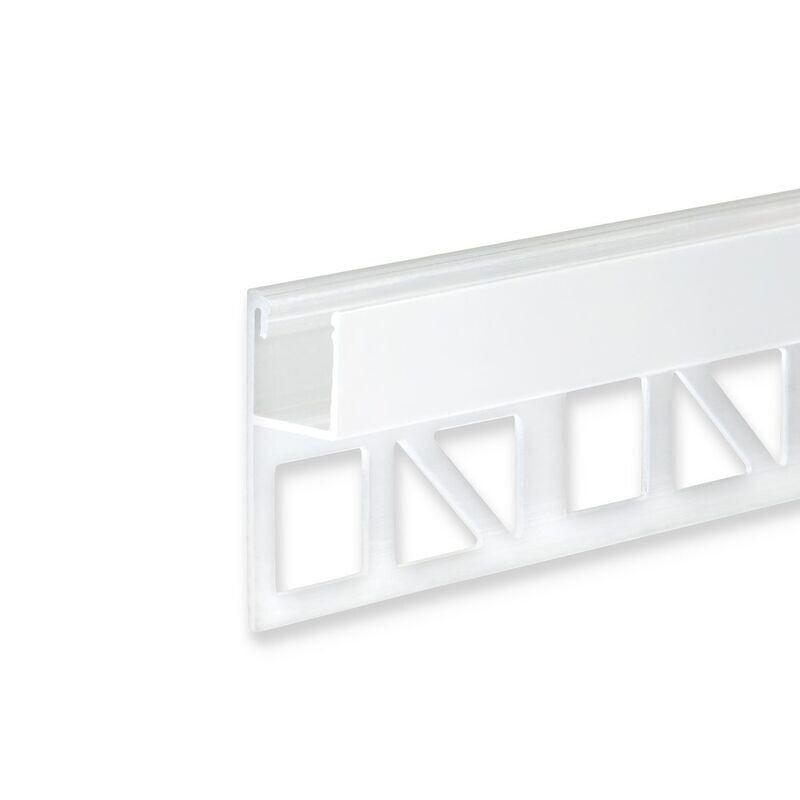 LED Fliesenprofil für Fliesen 8mm UP8 weiß Länge 200cm