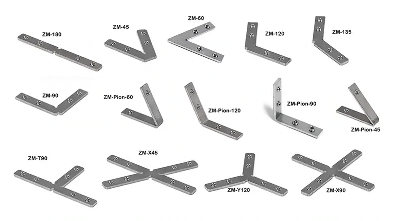 Verbinder und Winkel für LED Profile