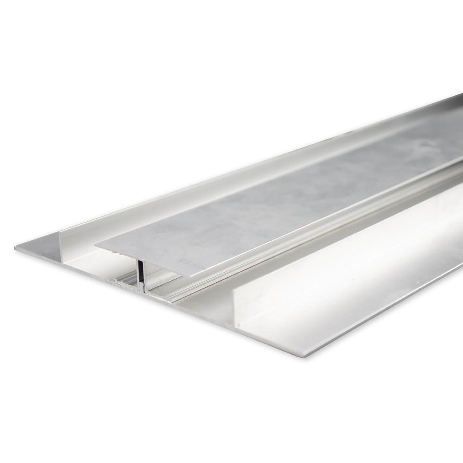 LED Trockenbauprofil Planar erzeugt 2 indirekte Lichtlinien eloxiert