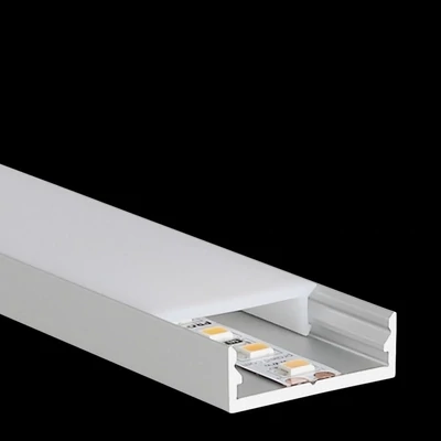 LED Profil Proled, Breite 24mm, Höhe 8mm, eloxiert, M-Line -Low8, Länge 2m