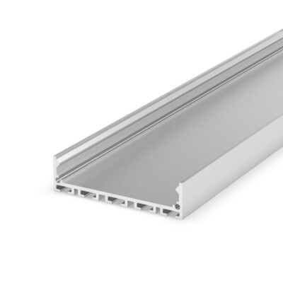 LED Profil flach 48mm Breit, Deckenprofil, Länge 1m