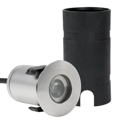 LED Bodeneinbaustrahler |  Aluminium gehärtetes Glas | befahrbar