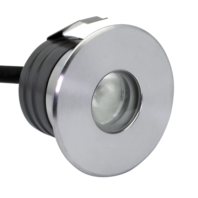 LED Bodenstrahler |  flach rund | befahrbar | Mono -RGB