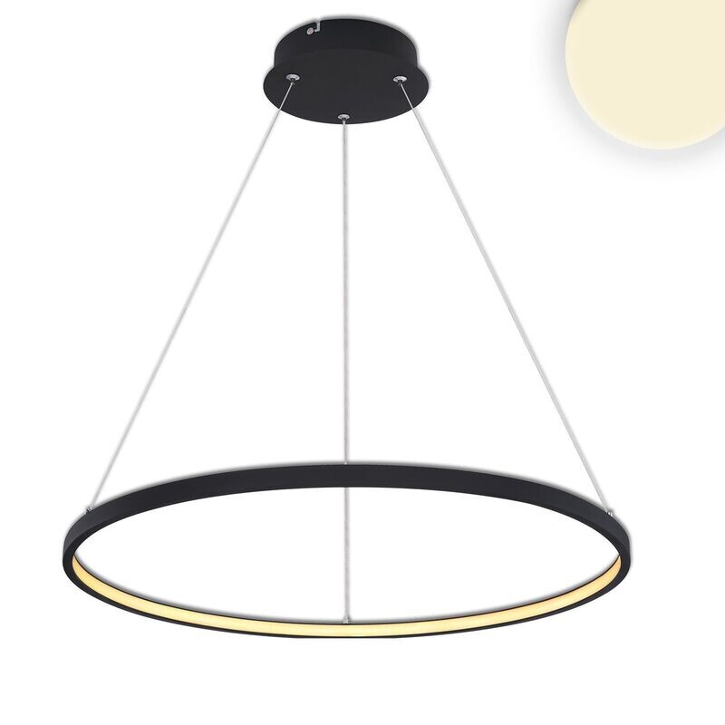 LED Ringleuchte schwarz 29Watt