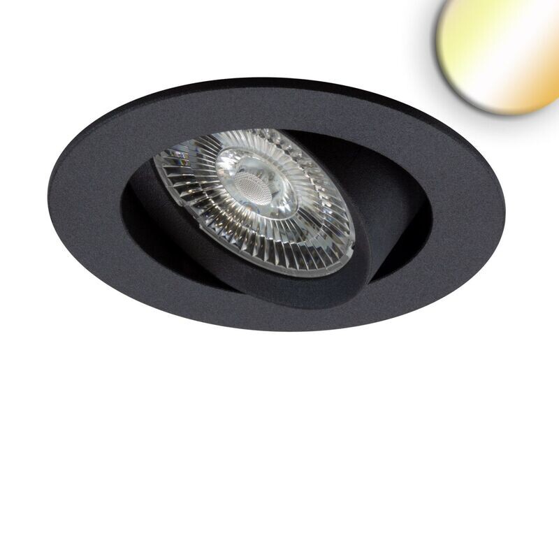 Einbauspot 24V | 2700-5700Kelvin | schwarz | 525Lm | dimmbar