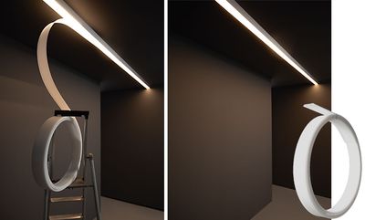 LED Profil Abdeckungen 10m Länge