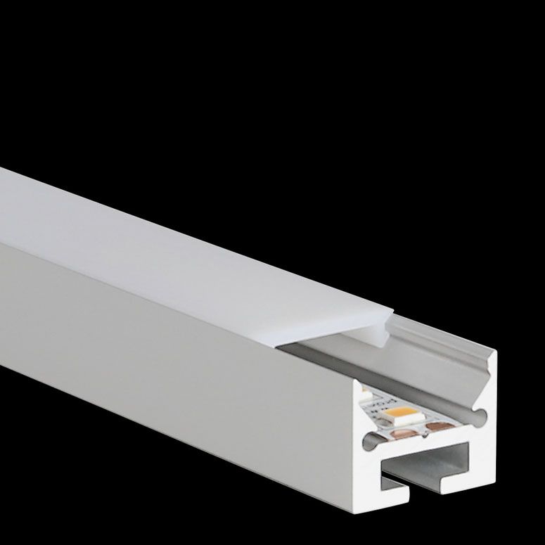 LED Profil S-Line low24 | 16x12mm | 2m lang | 2 Varianten