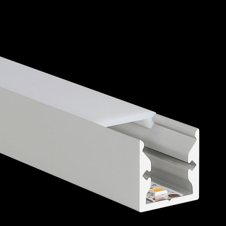 LED Profil S-Line 16x6mm  2m lang  eloxiert
