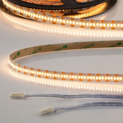 LED Strip mit Steckverbinder/Ecken | 12Watt/m | 12V | 2500 Kelvin
