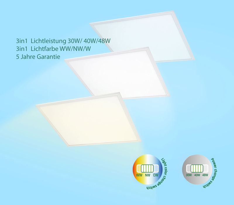 LED Panel CCT 3in1 im 5 Jahre Garantie im 1a-Ledshop