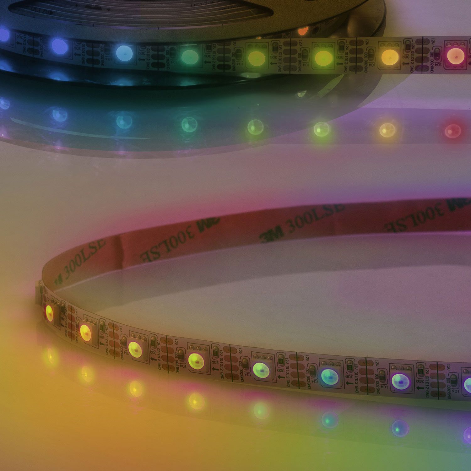 Digitaler RGB LED Strip | SPI Flex-Band | RGB | Variante IP20