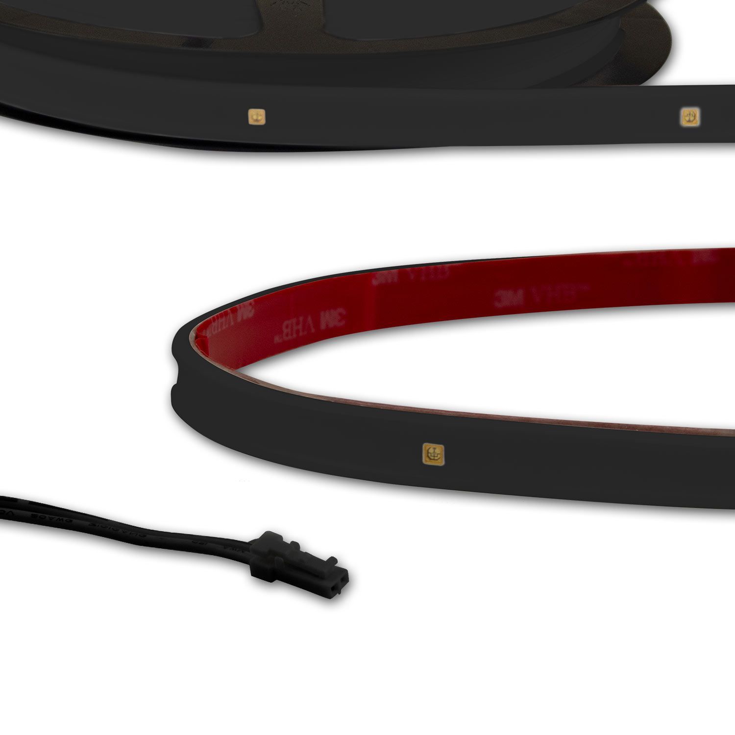 LED UV-C LED Band | 12V DC |3W | IP54 | schwarz 