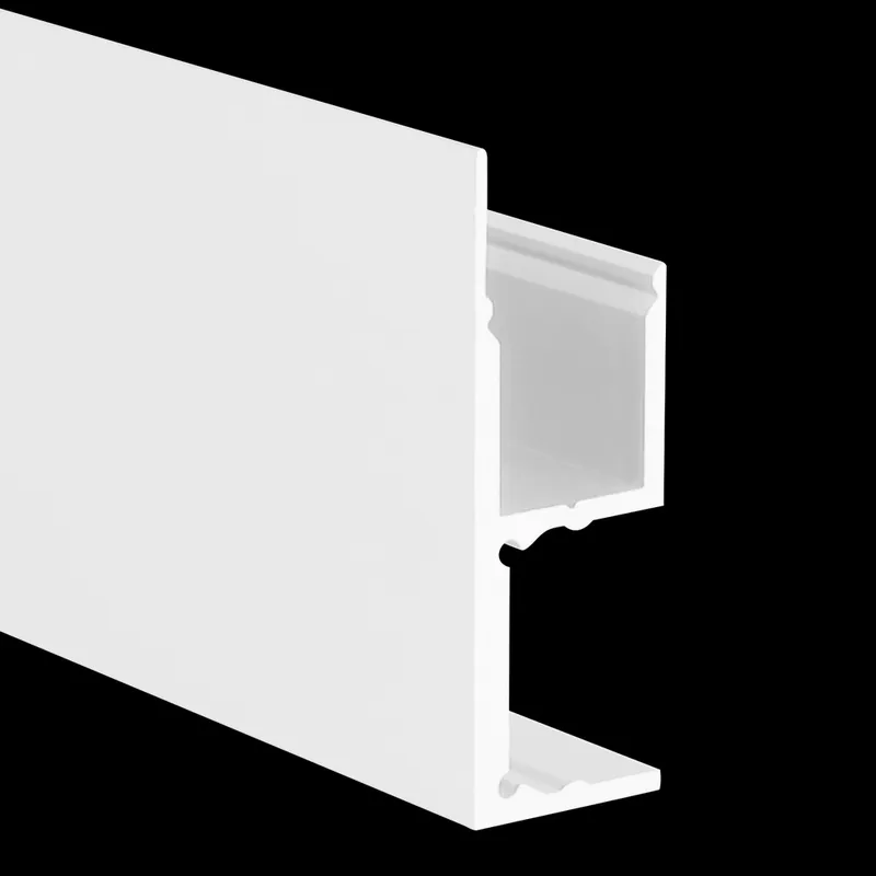 LED Profil Wall Square weiß für indirekte Beleuchtung