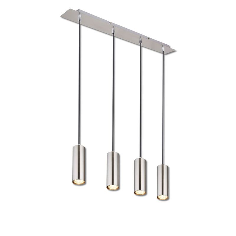 Hängeleuchte nickel matt, 4xGU10 Fassung