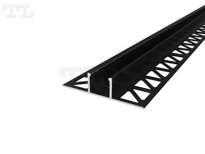 LED Fliesenprofil schwarz | 1A-Ledshop LED Fliesenprofil bis 3m Länge in schwarz von 1A-Ledshop