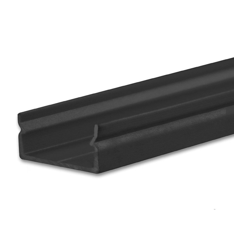 LED Leiste | 17x7mm | schwarz | 2m lang