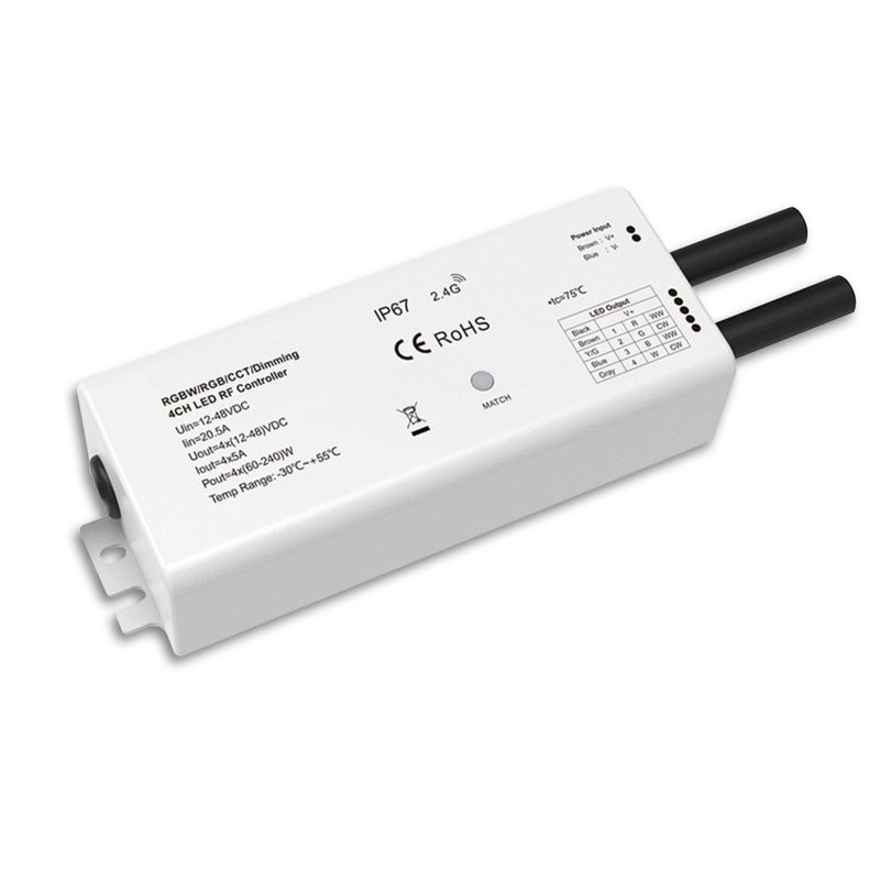 Sys-Pro LED-Dimmer 4 Kanal | Controller RGB+W | IP67 von 1A-Ledshop