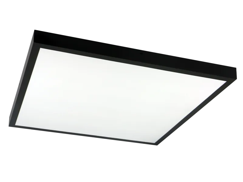 LED Panel Deckenmontage schwarz | 60x60cm 1A-Ledshop