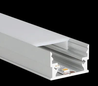 LED Profil 24x15mm | LED Leiste weiß, schwarz, grau |  bis 5m