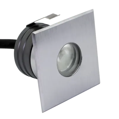 LED Bodenstrahler |  eckig flach | befahrbar | Mono - RGB