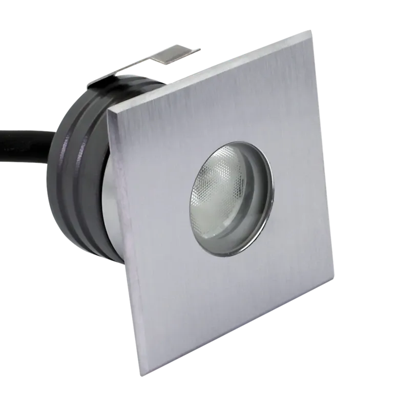 LED Bodenstrahler |  eckig flach | befahrbar | Mono - RGB