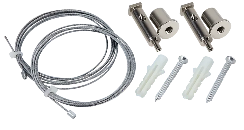 Seilabhängung Set für LED Aluprofile