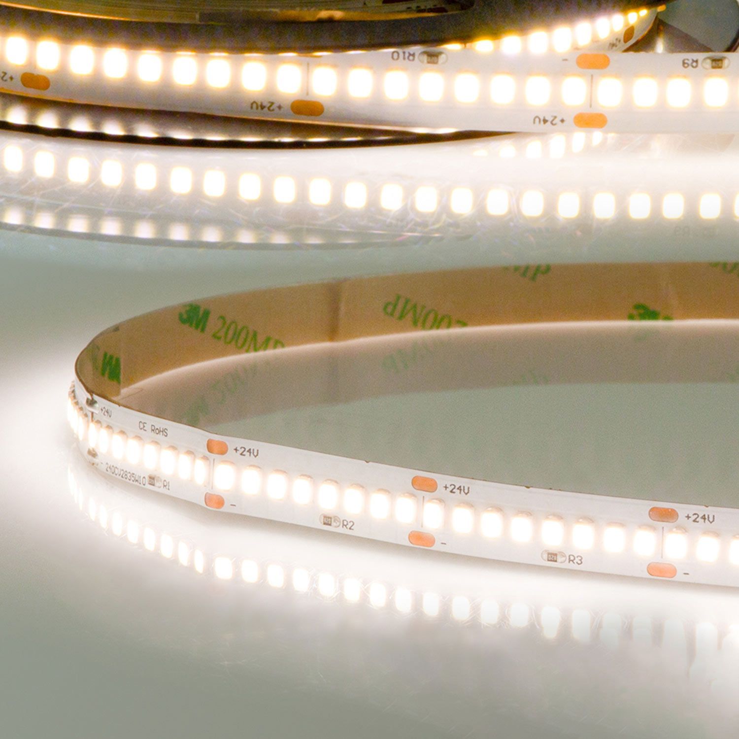 High Power LED Strip mi 32W/m und 4700Lm/m | 3 Lichtfarben WW | 1A-Ledshop