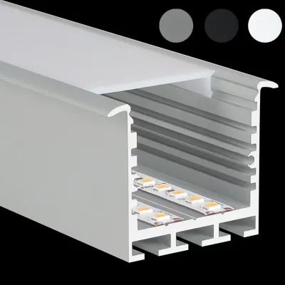 LED Profil 35x35mm | LED Unterputz Leiste | Länge 3m