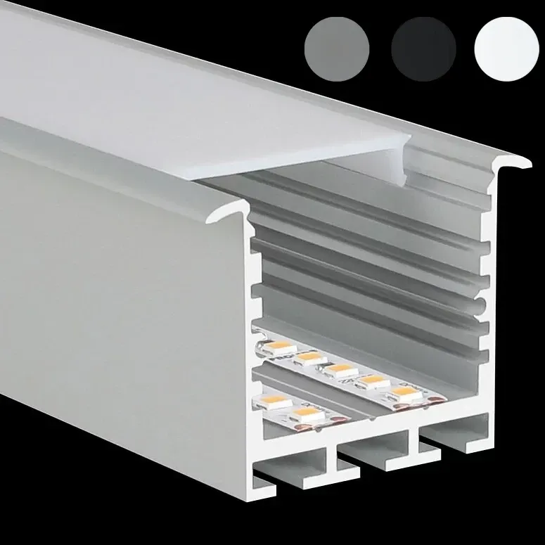 LED Profil 35x35mm | LED Unterputz Leiste | Länge 3m