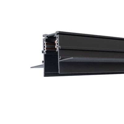 Trockenbau Licht Magnetschiene 48V | 200cm 4-polig schwarz