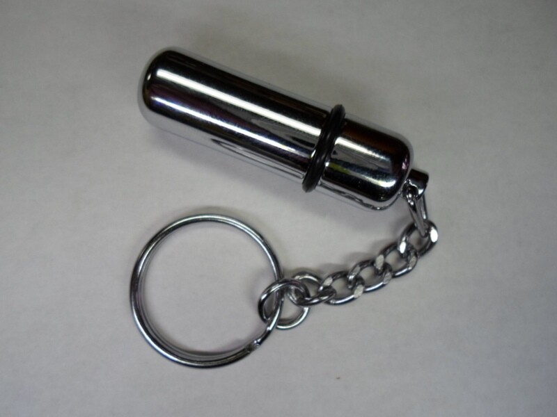 Chrome Cigar Punch key chain