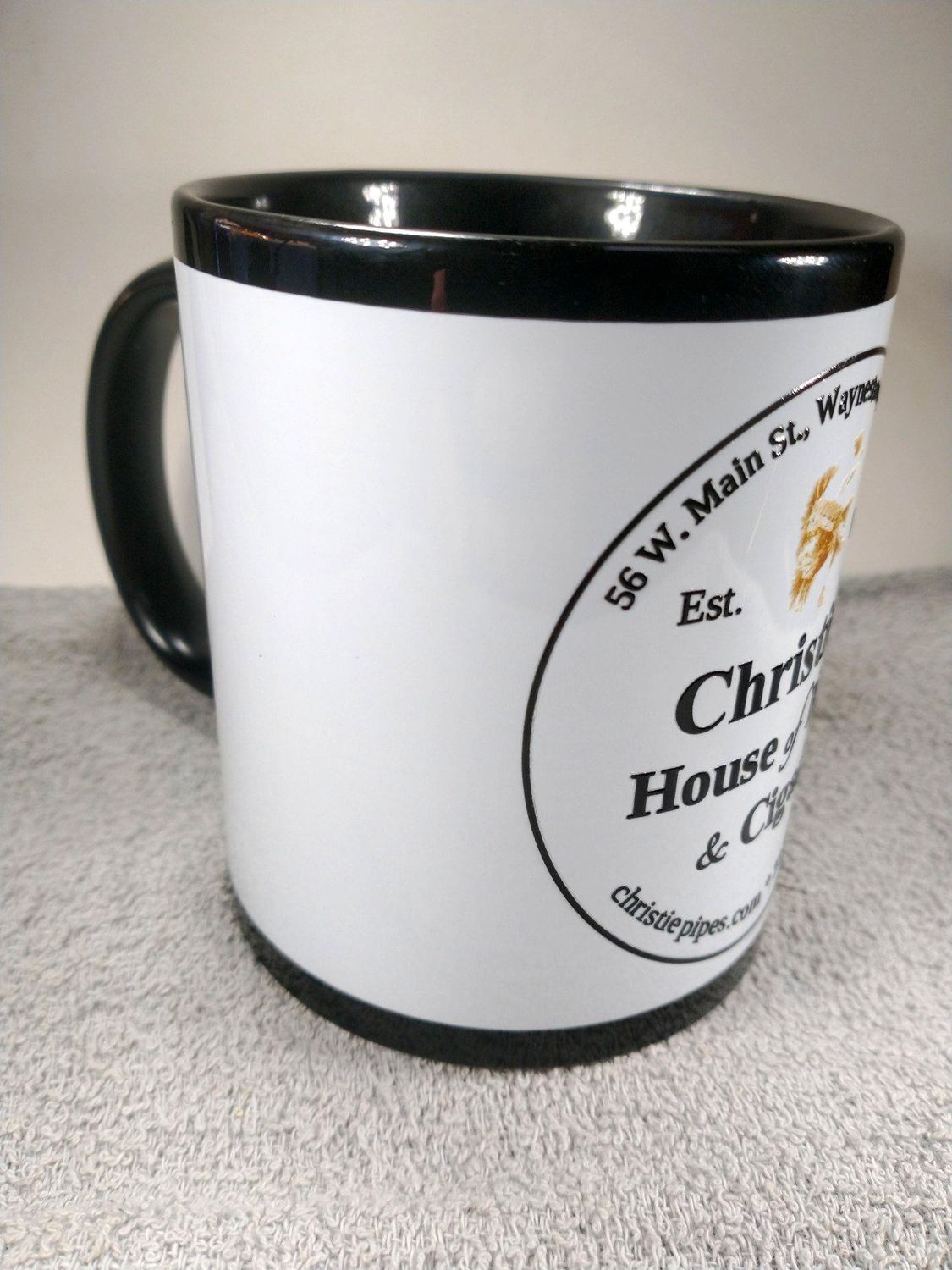 Coffee Cup with Christie Logo