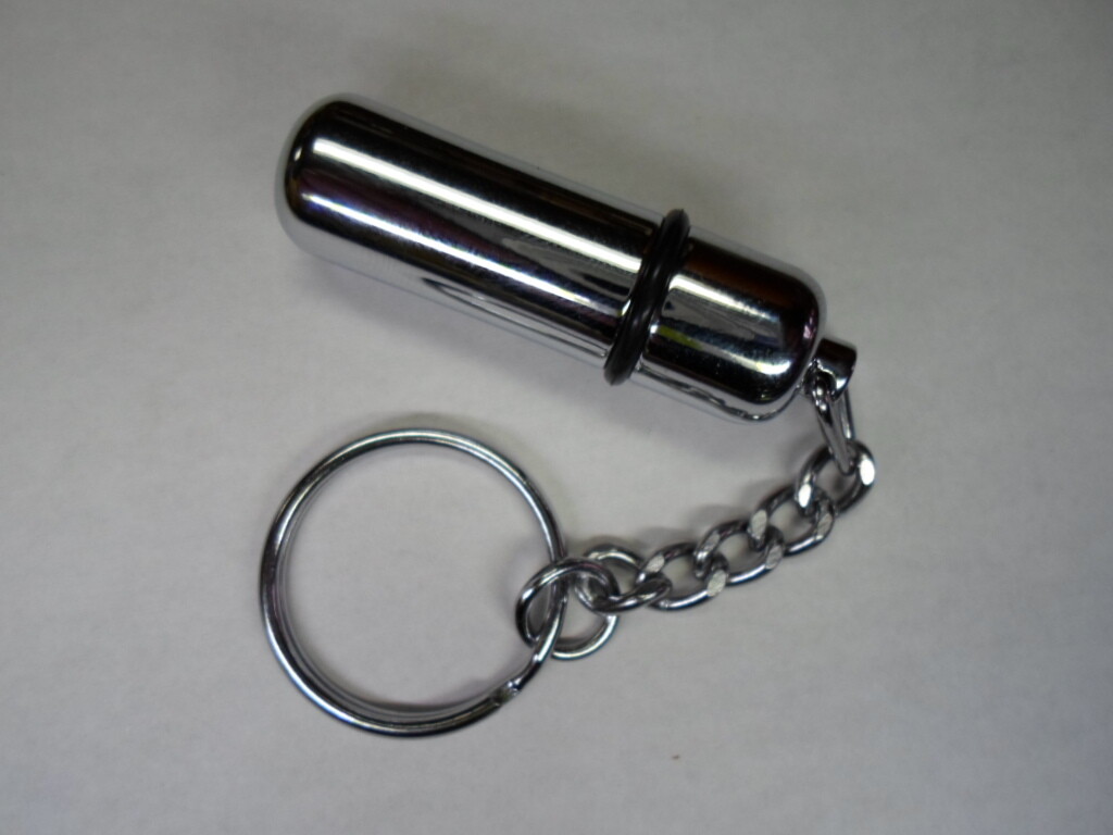 Chrome Cigar Punch key chain