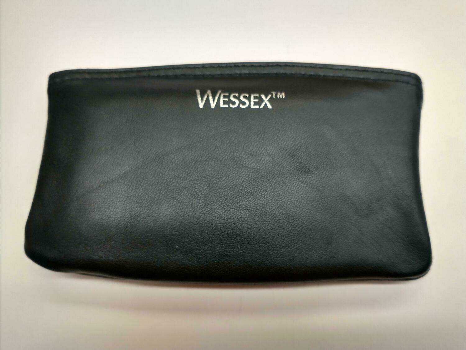 Wessex Fine Leather Zipper Tobacco Pouch