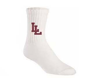 White LL Socks