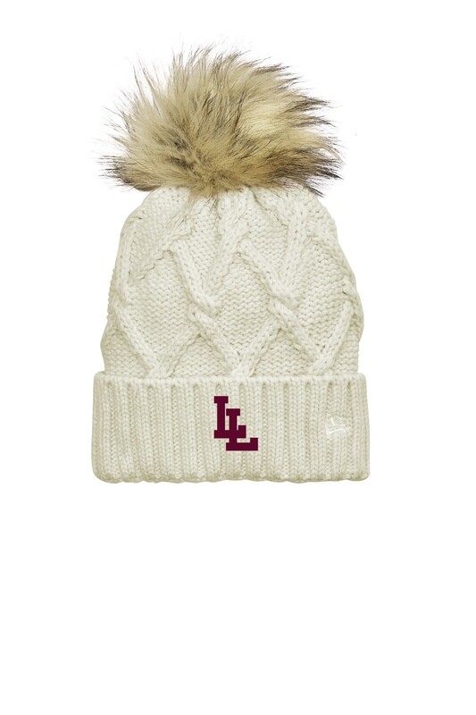 New Era Faux Fur Pom Beanie