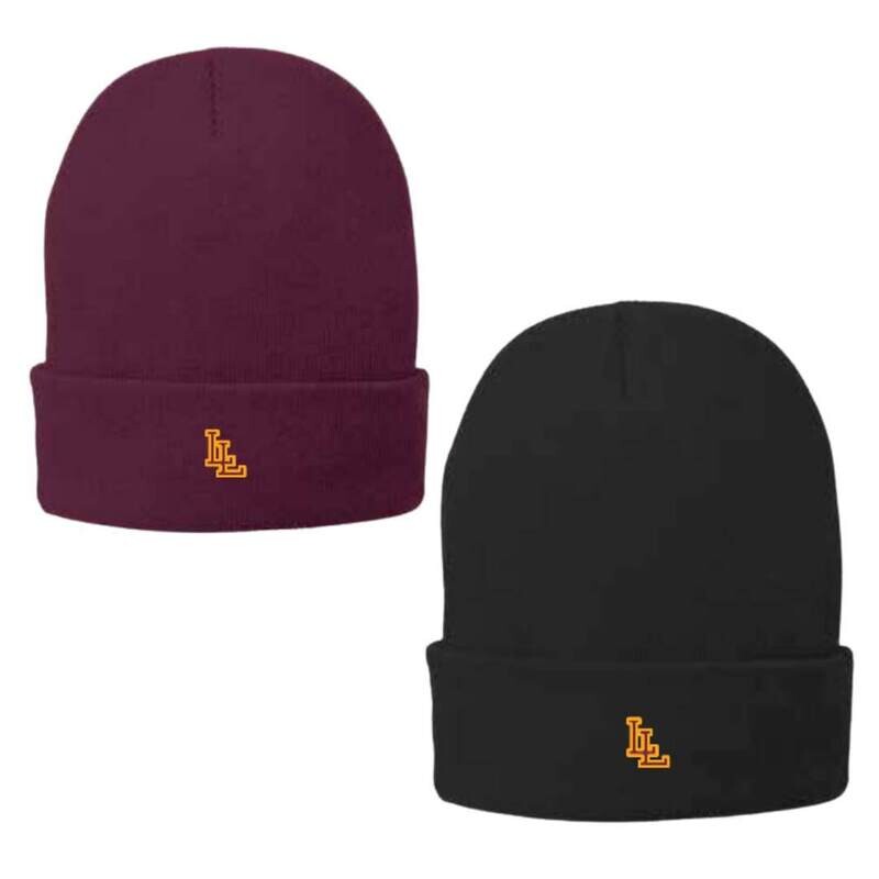 Knit Beanie - Maroon or Black