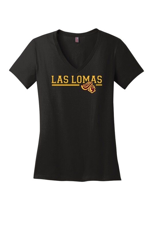 Ladies Vneck T-Shirt - Black