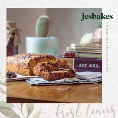 Spiced Pumpkin Choco Chip Loaf