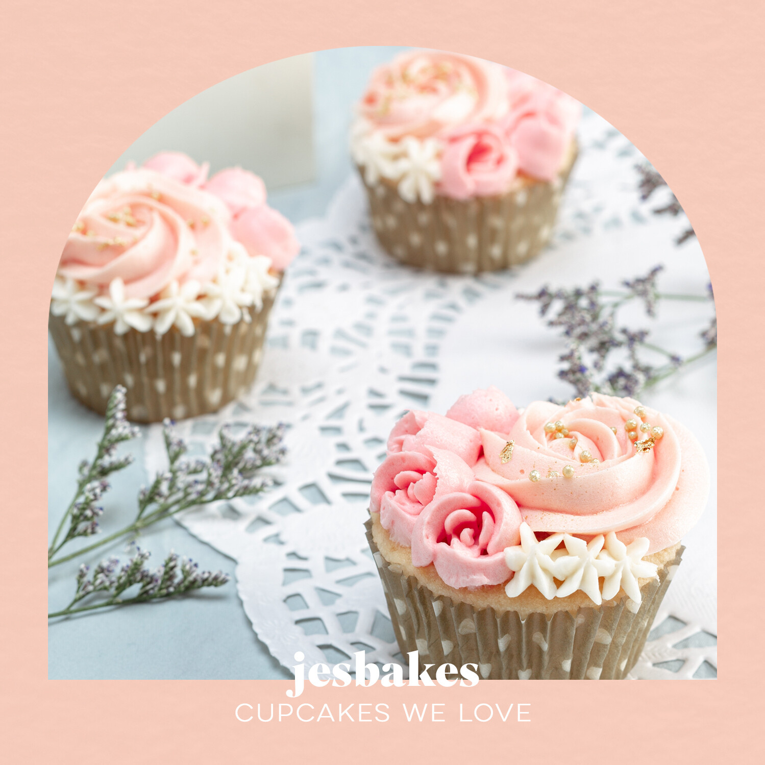 Signature Floral Cupcakes