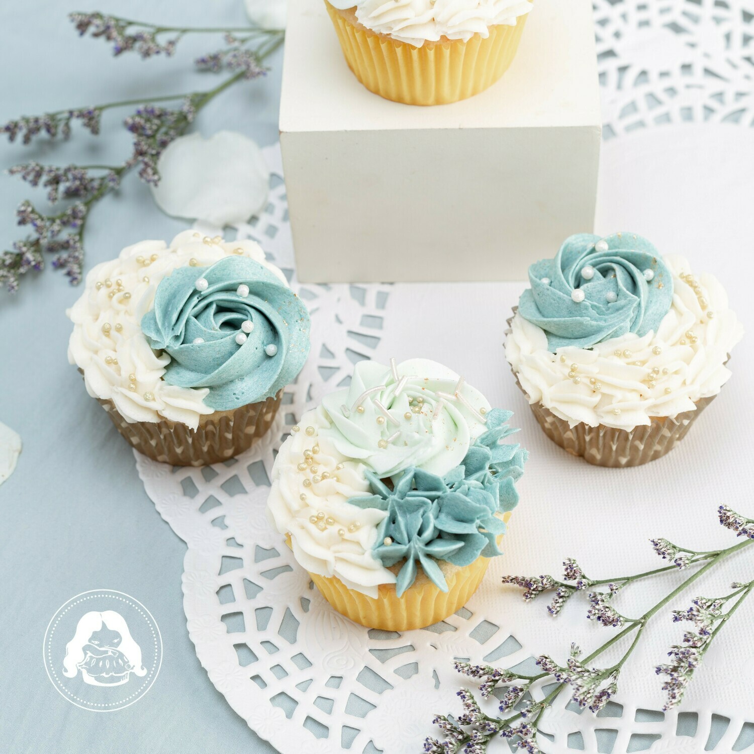 Signature Floral Cupcakes
