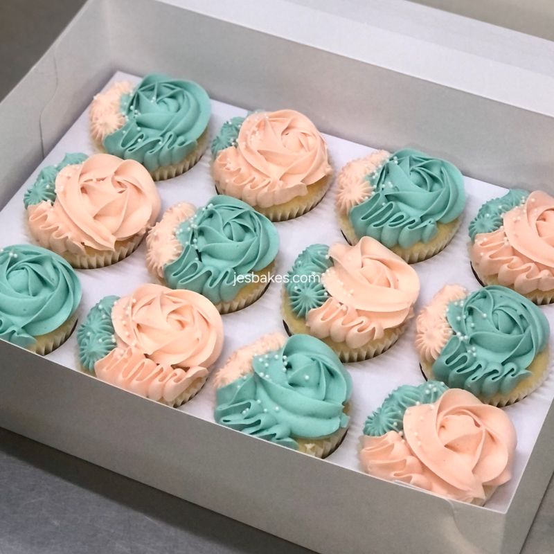 Signature Floral Cupcakes