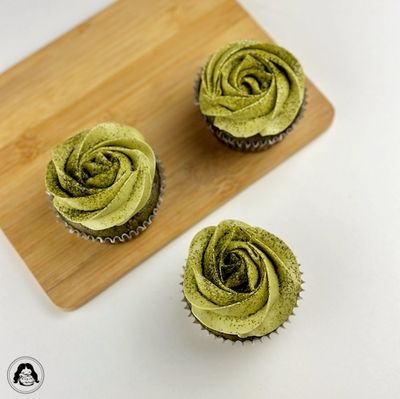 Matcha Cream Cupcakes