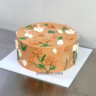 Whimsical Floral Cake