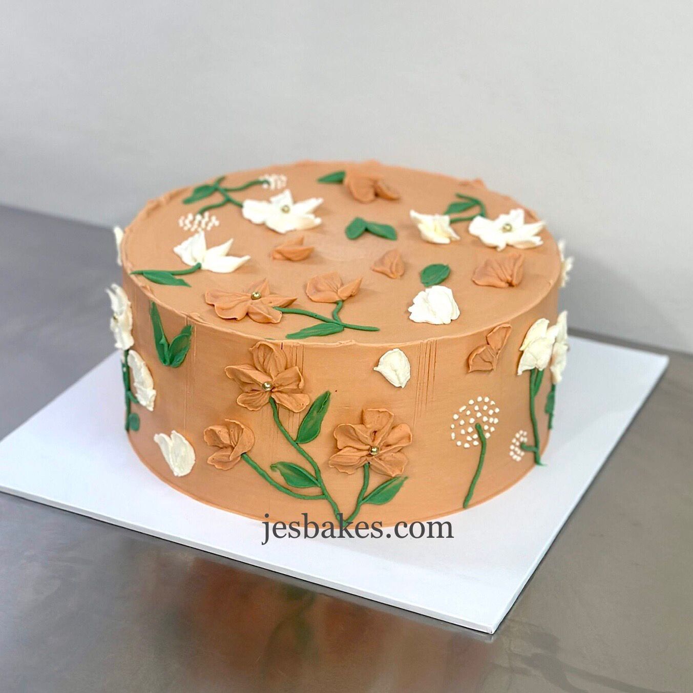 Whimsical Floral Cake
