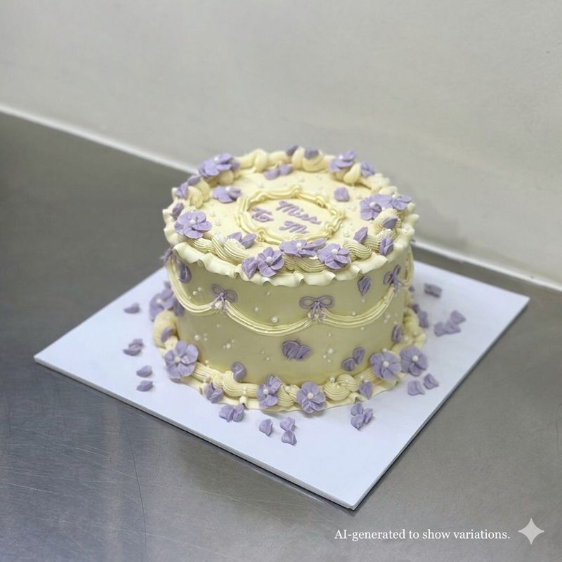 Vintage Floral Cake
