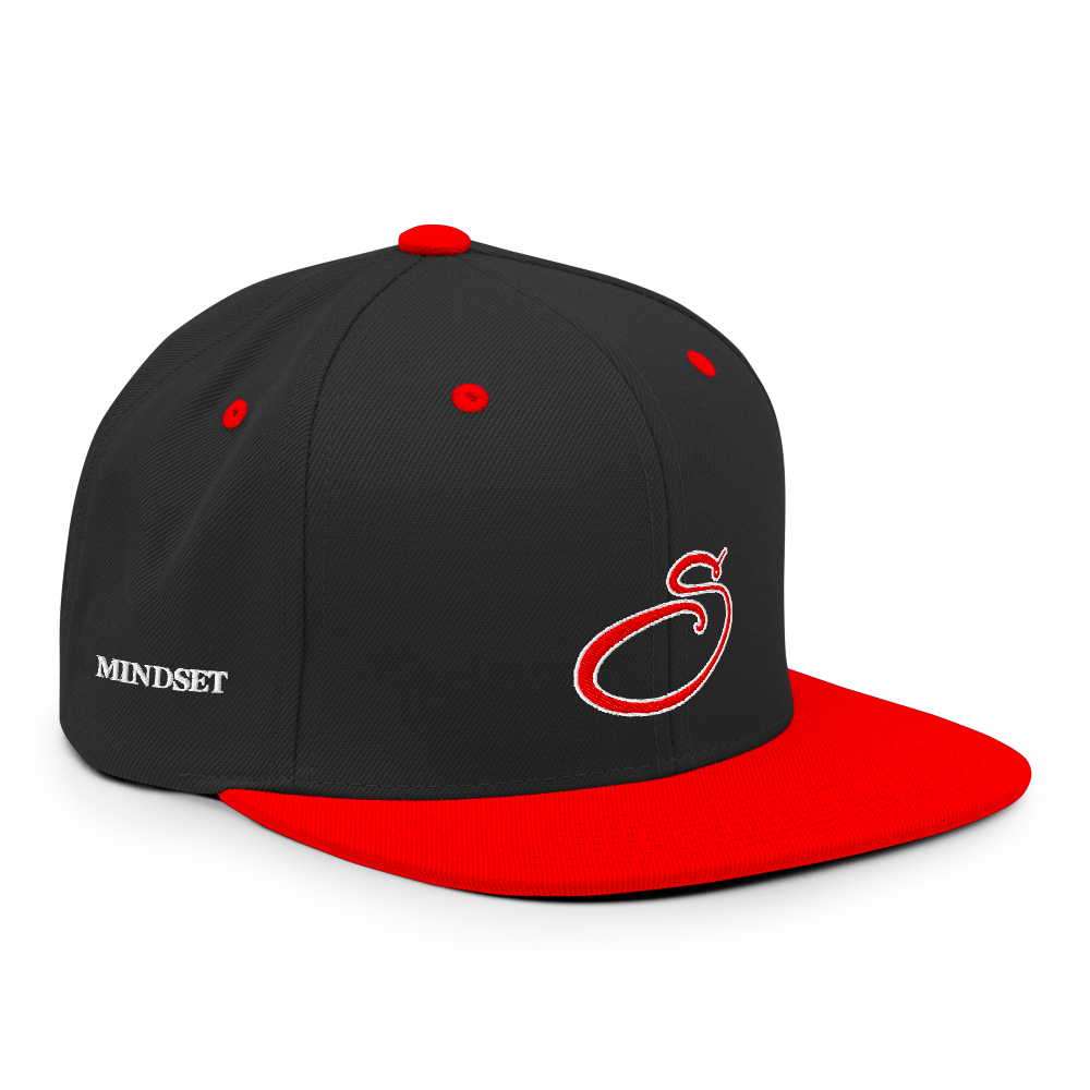 SC Logo - Two Tone Snapback - Black/Red
